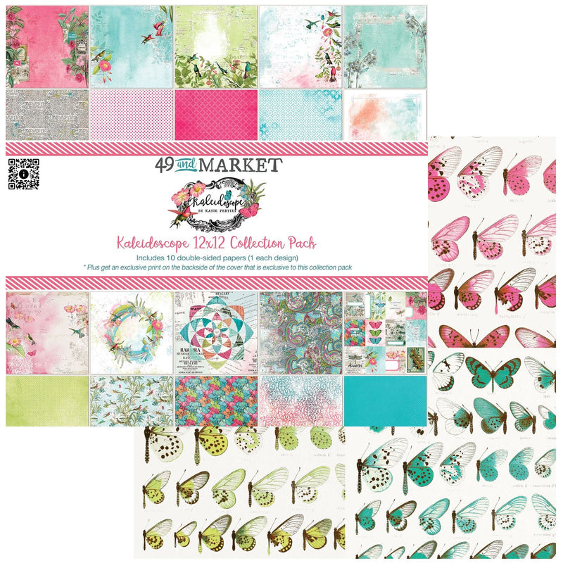 49 and Market Kaleidoscope 12×12 Paper Collection Pack - Craftywaftyshop