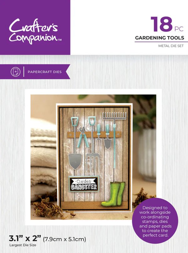 Crafter's Companion Garden Collection Metal Die - Gardening Tools - Craftywaftyshop