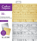 Crafters Companion Luxury Mirror Card Pad 12 x 12 Everyday Opulence - Craftywaftyshop