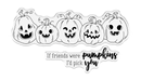 Crafter's Companion - Stamp and Die - Pumpkins - Craftywaftyshop