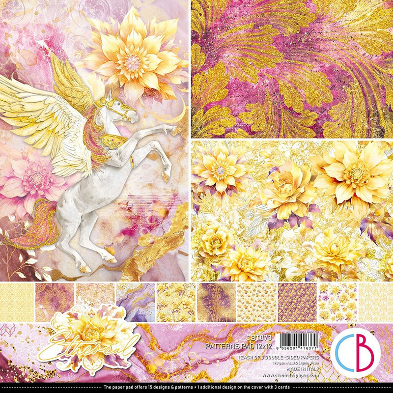 Ethereal Patterns Pad 12x12 by Ciao Bella - Craftywaftyshop