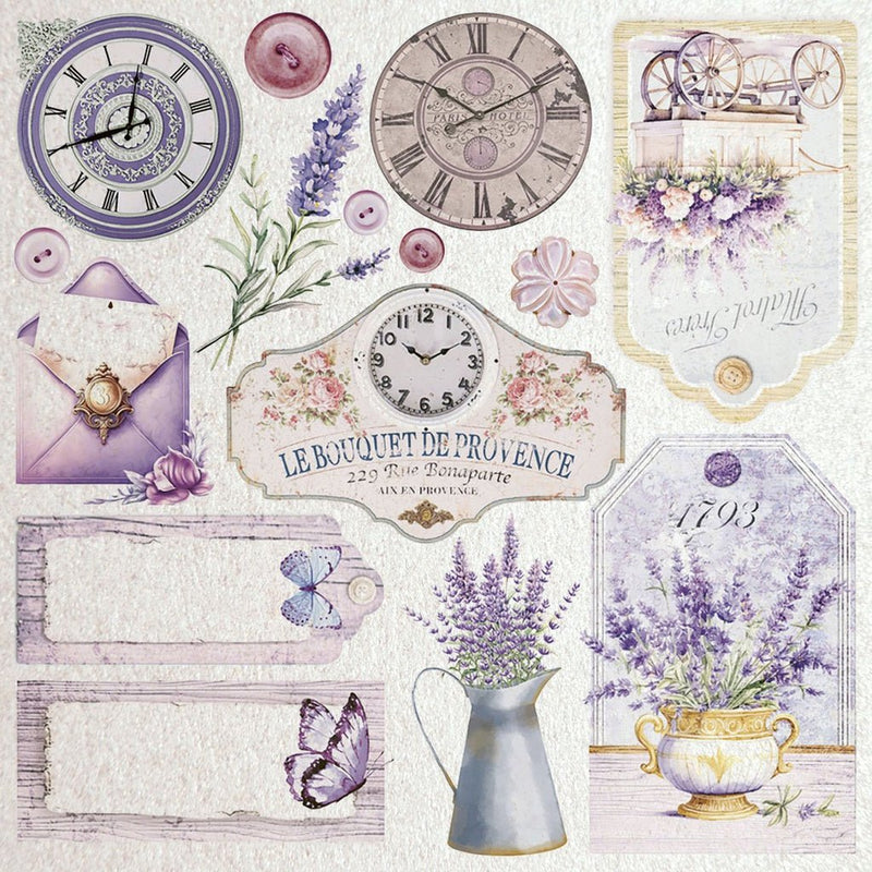 Morning in Provence Deluxe Fussy Cutting Paper Pearl 6x6 by Ciao Bella - Craftywaftyshop