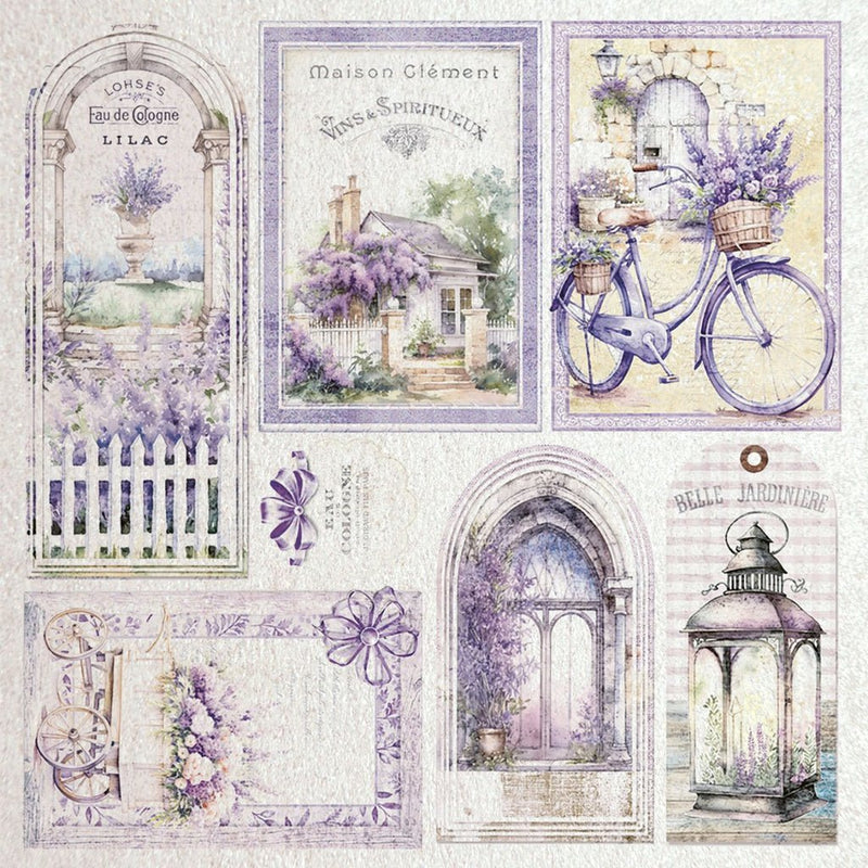 Morning in Provence Deluxe Fussy Cutting Paper Pearl 6x6 by Ciao Bella - Craftywaftyshop