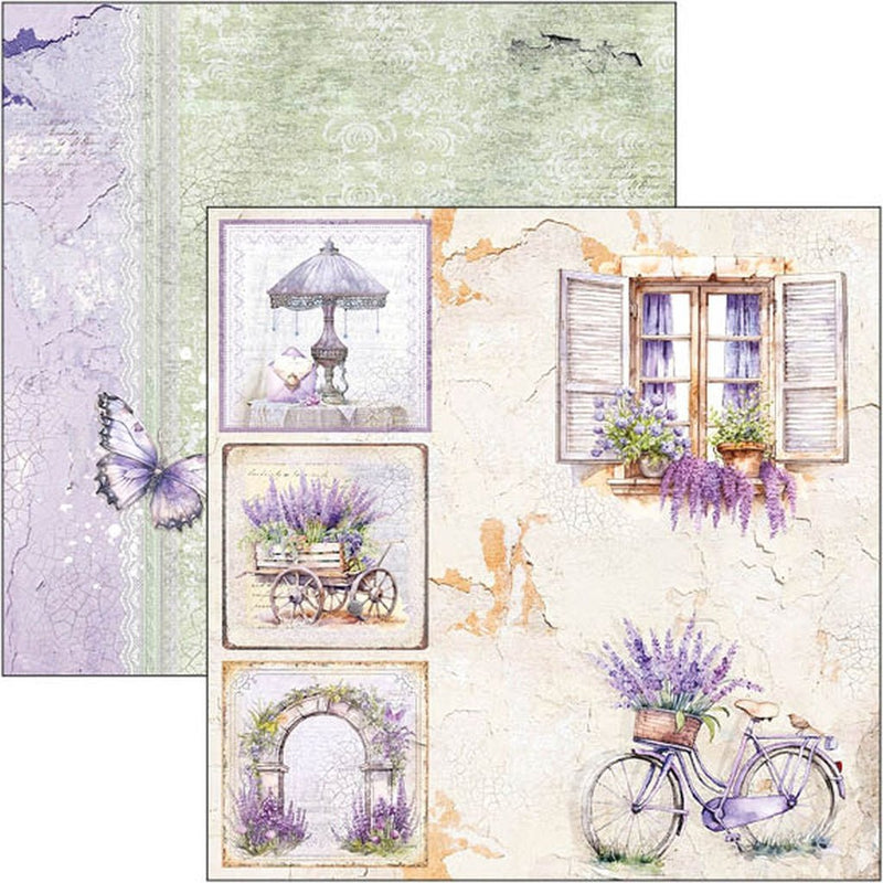 Morning in Provence Paper Pad 8x8 by Ciao Bella - Craftywaftyshop
