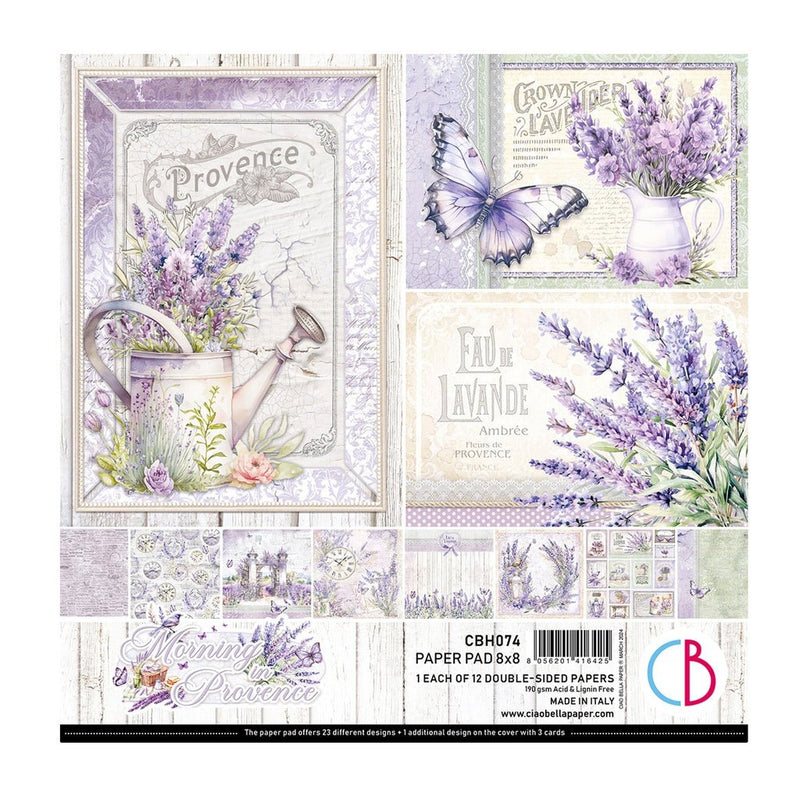 Morning in Provence Paper Pad 8x8 by Ciao Bella - Craftywaftyshop