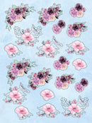 3D Topper Pad - Fancy Florals 12" x 9" by Crafters Companion - Craftywaftyshop