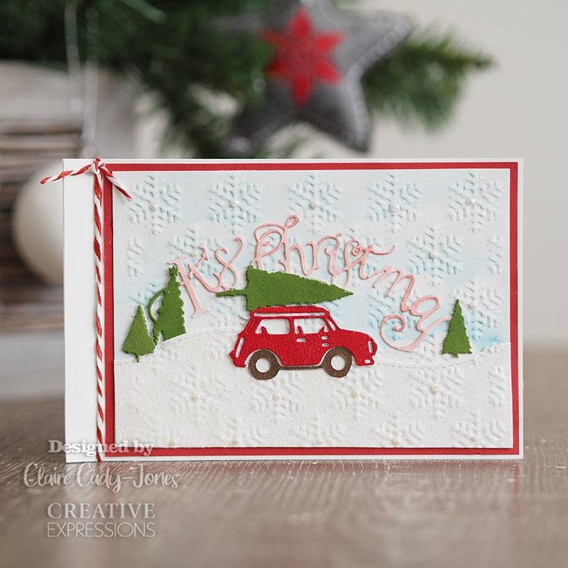 Paper Cuts Its Christmas Edger Craft Die by Creative Expressions