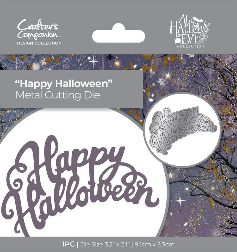 All Hallows Eve Die - Happy Halloween by Crafters Companion - Craftywaftyshop
