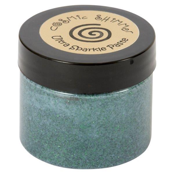 Cosmic Shimmer Ultra Sparkle Texture Paste Hunter Green - Craftywaftyshop