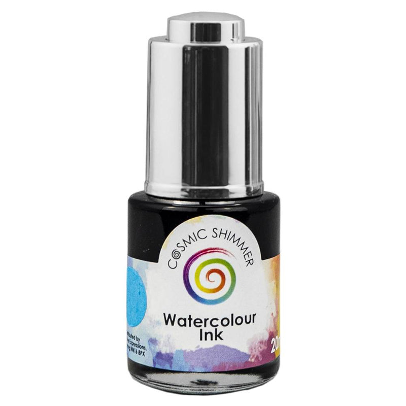 Cosmic Shimmer Watercolour Ink Blue Skies 20ml by Creative Expressions - Craftywaftyshop