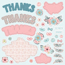 Crafters Companion 12 x 12 Die Cut Topper Pad Everyday Sentiments - Craftywaftyshop