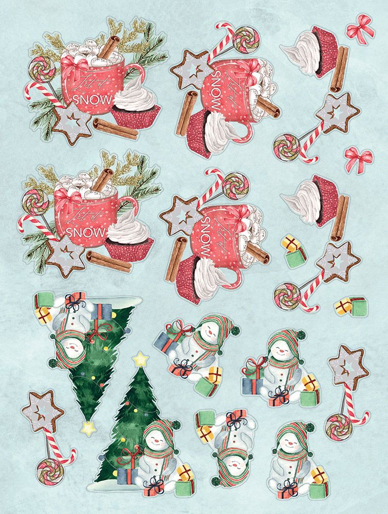 Crafters Companion 3D Topper Pad - Christmas Joy - Craftywaftyshop
