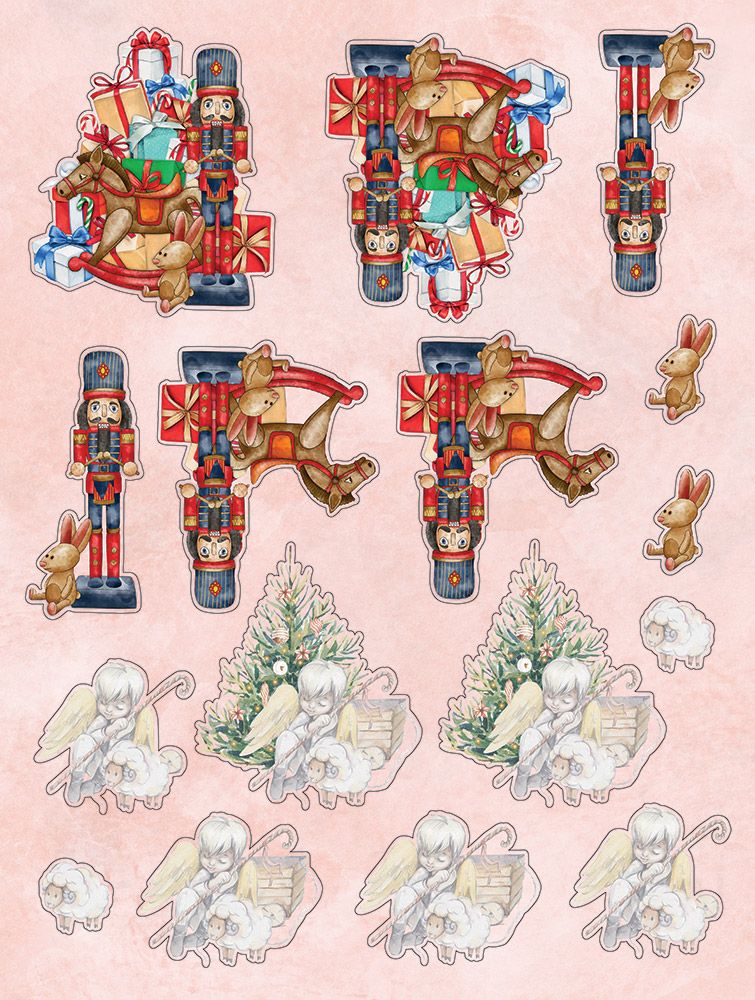 Crafters Companion 3D Topper Pad - Traditional Christmas - Craftywaftyshop