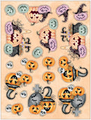 Crafters Companion 9" x 12" 3D Topper Pad - Trick or Treat - Craftywaftyshop