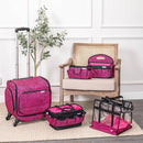 Crafters Companion Desktop Tote Raspberry Cheetah - Craftywaftyshop