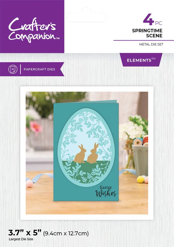 Crafters Companion Easter Collection Dies Springtime Scene - Craftywaftyshop