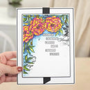 Crafters Companion Floral Collage Stamp Perfect Peony - Craftywaftyshop