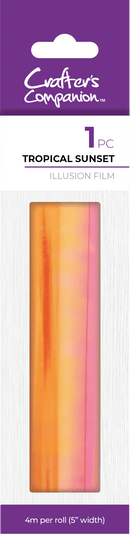 Crafters Companion Illusion Film Tropical Sunset - Craftywaftyshop