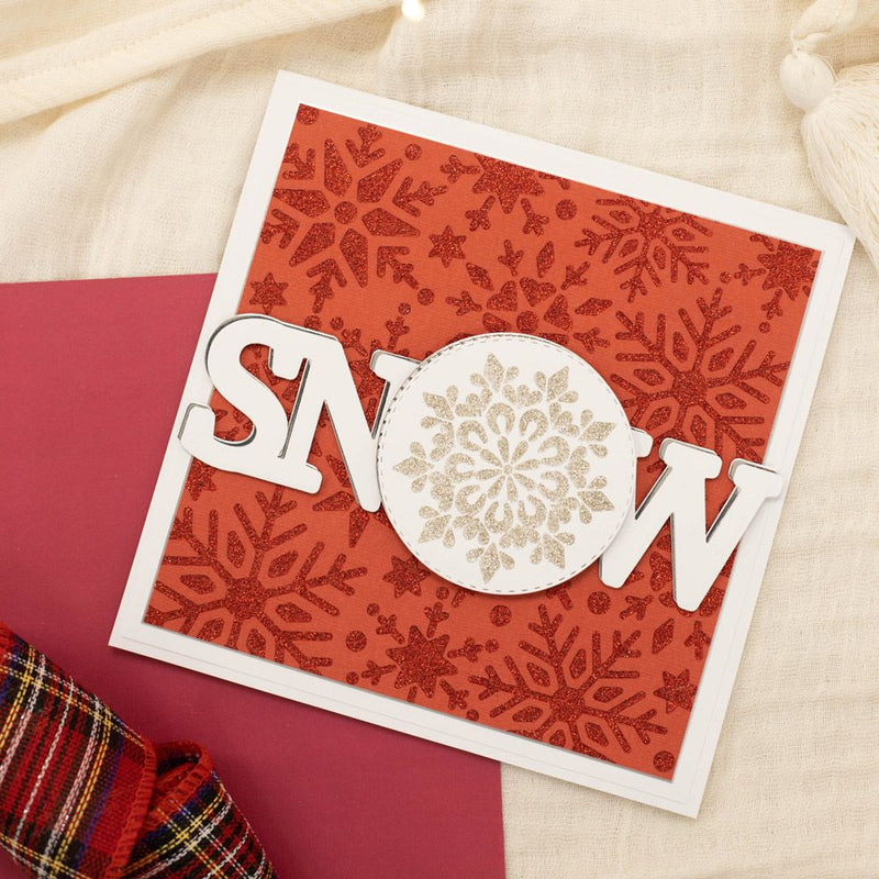 Crafters Companion Stencil Set - Graceful Snowflakes - Craftywaftyshop