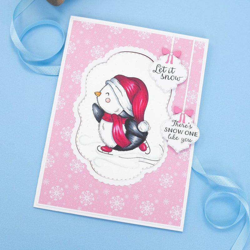 Cute Penguin Stamps - Have An Ice Day by Crafters Companion - Craftywaftyshop