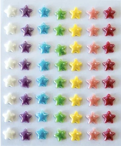 Fairy Wishes Adhesive Enamel Stars by Craft Consortium - Craftywaftyshop