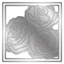 Gemini - Framed Floral Create A Card Die - Traditional Rose - Craftywaftyshop
