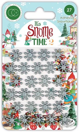 It's Snome Time 2 - Adhesive Snowflakes by Craft Consortium - Craftywaftyshop