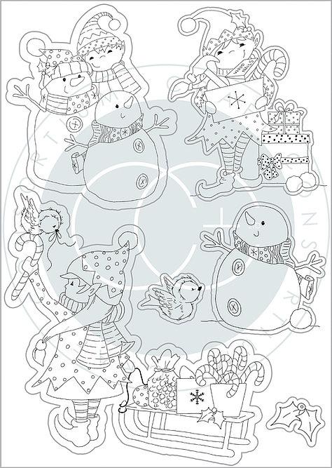 Made by Elves Candy Stamp Set by Craft Consortium - Craftywaftyshop