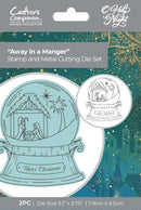 O Holy Night Stamp and Die Away in a Manger by Crafters Companion - Craftywaftyshop