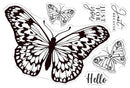 Sheena Douglass Bold Butterflies Stamp and Die Monarch Butterfly - Craftywaftyshop