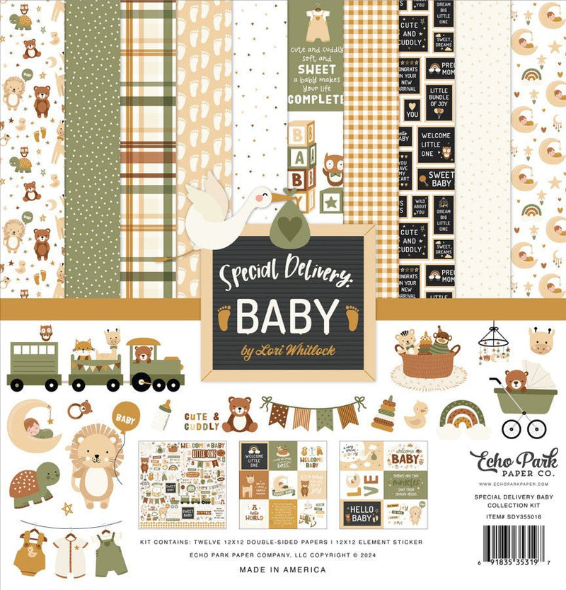 Special Delivery Baby Collection Kit by Echo Park - Craftywaftyshop