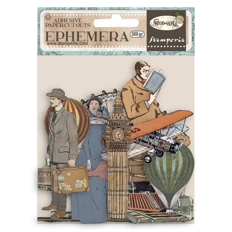 Stamperia Ephemera Around The World - Craftywaftyshop