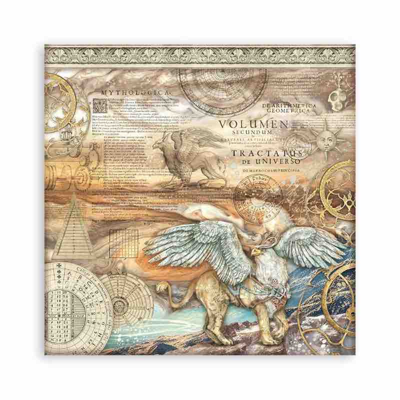 Stamperia Scrapbooking Pad (12″x12″) Sir Vagabond In Fantasy World - Craftywaftyshop
