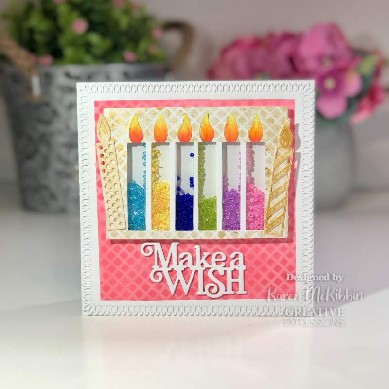 Sue Wilson Mini Expressions Make A Wish Craft Die by Creative Expressions - Craftywaftyshop