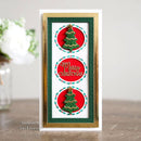 Sue Wilson Slimline Holly Oval Aperture Trio Craft Die by Creative Expressions - Craftywaftyshop