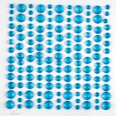 The Essential Embellishments Adhesive Dew Drops Blue by Craft Consortium - Craftywaftyshop