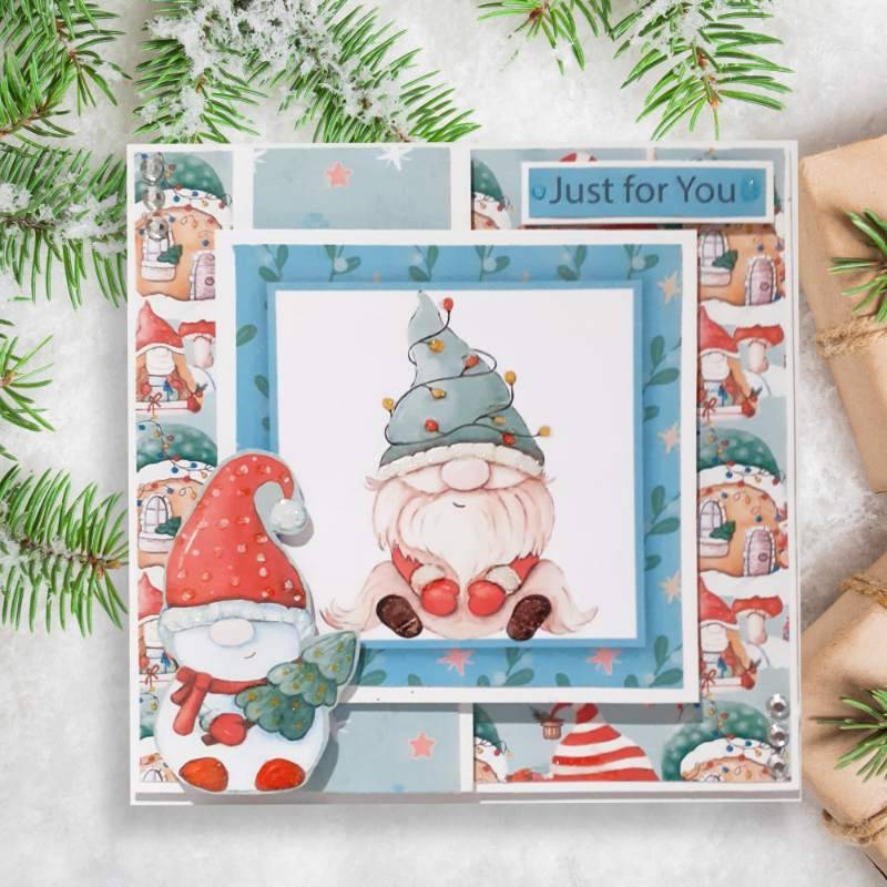 The Paper Boutique A Gnome Noel 8 in x 8 in Essential Topper Pad - Craftywaftyshop