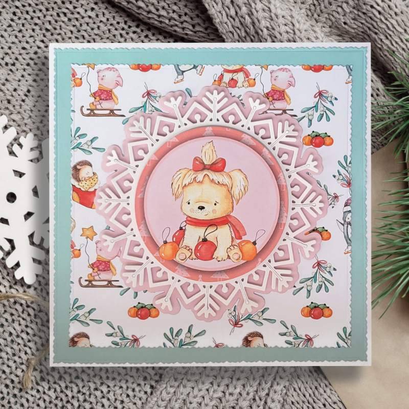 The Paper Boutique Christmas Fun Pals 8 in x 8 in Essential Topper Pad - Craftywaftyshop