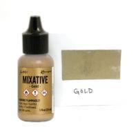 Tim Holtz Alcohol Ink Gold Mixative by Ranger - Craftywaftyshop