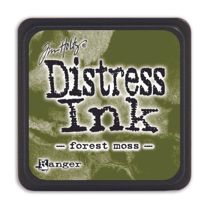 Tim Holtz Distress Pad Mini Forest Moss by Ranger - Craftywaftyshop