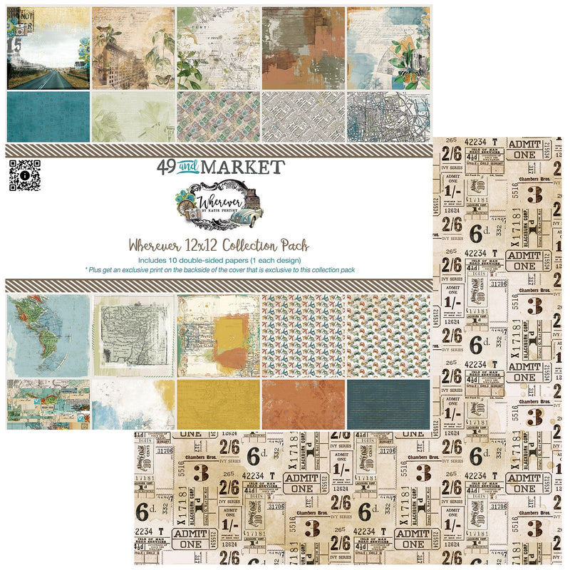 Wherever 12×12 Collection Pack by 49 And Market - Craftywaftyshop