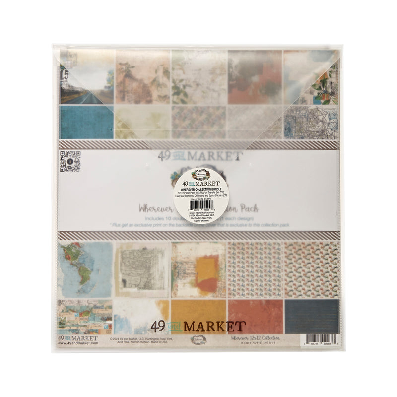 Wherever Collection Bundle with Custom Chipboard by 49 And Market - Craftywaftyshop