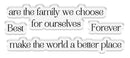 Wisteria Collection Stamp & Die Friends Forever by Crafters Companion - Craftywaftyshop