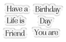 Wisteria Collection Stamp & Die Life is Beautiful by Crafters Companion - Craftywaftyshop