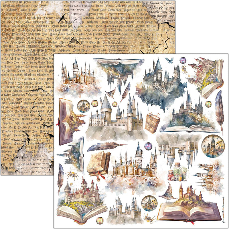Wizard Academy Fussy Cut Ephemera 6 x 6 Pad by Ciao Bella - Craftywaftyshop