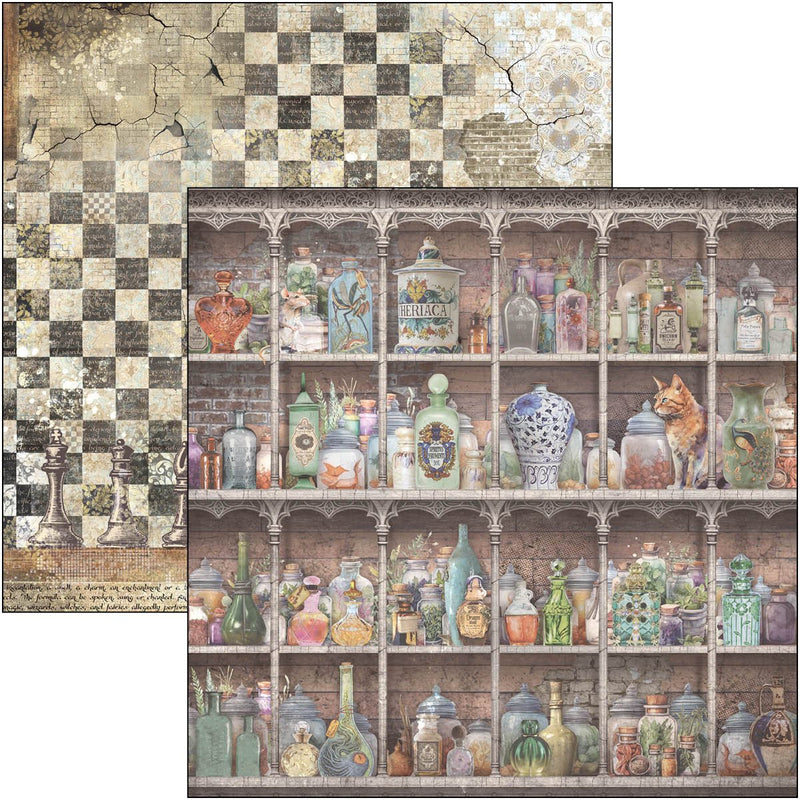 Wizard Academy Patterns Pad 12 x 12 by Ciao Bella - Craftywaftyshop