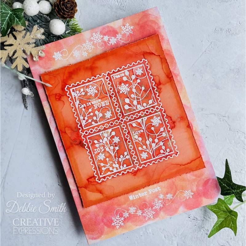 Woodware Clear Singles Winter Postage 4 in x 6 in Stamp Set by Creative Expressions - Craftywaftyshop