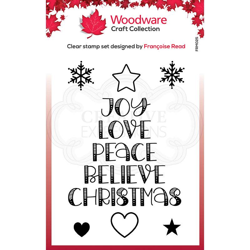 Woodware Clear Singles Word Tree Stamp by Creative Expressions - Craftywaftyshop
