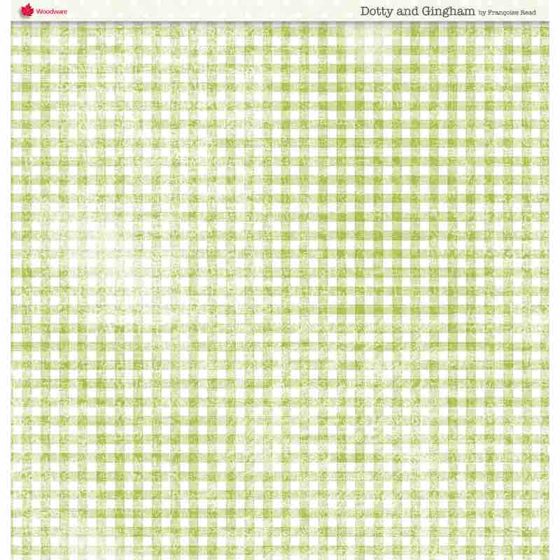 Woodware Francoise Read Dotty And Gingham 8 in x 8 in Paper Pad by Creative Expressions - Craftywaftyshop