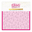 Chloes Creative Cards 8x8 2D Embossing Folder - Christmas Trees